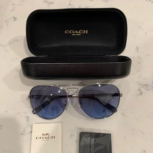 Authentic Coach aviator sunglasses